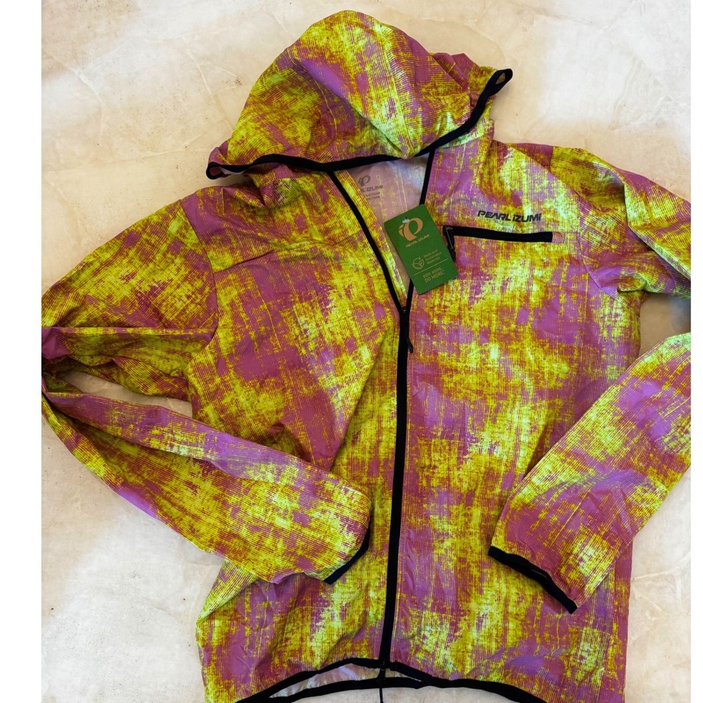 Pearl Izumi Summit Barrier Jacket Lime Zinger Origin Mens Small (NWT)